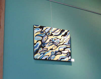 Mary Laucks Show at ArtSpring in 2013 painting is titled Fractures